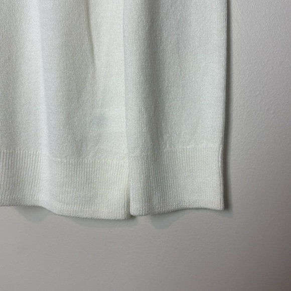 Croft & Barrow Ivory Ecru Button Down Long Sleeve Cardigan Size M NWOT - Picture 4 of 8